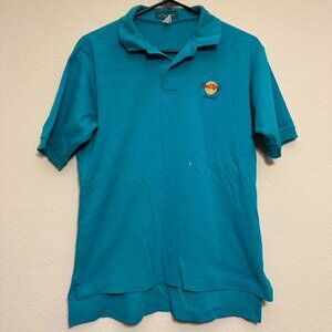 Vintage Hard Rock Cafe Orlando Teal Polo Shirt